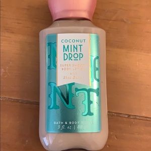 Bath and body works coconut mint drop lotion